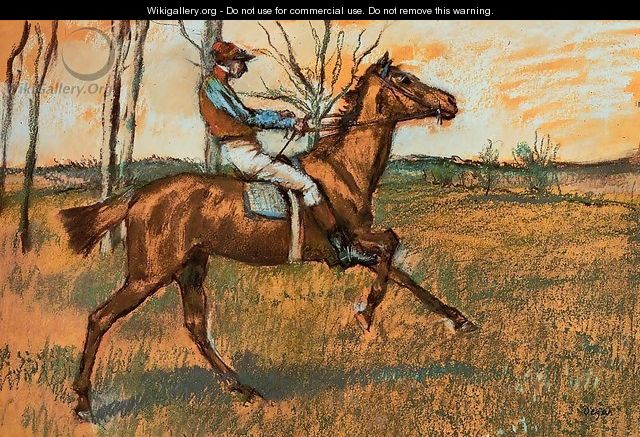 The Jockey - Edgar Degas