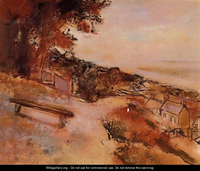 Landscape by the Sea - Edgar Degas