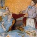 Woman Having Her Hair Combed I - Edgar Degas