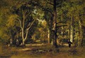 Gathering Wood under the Trees - Narcisse-Virgile Díaz de la Peña