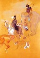 The Procession of the Raja - Henri De Toulouse-Lautrec
