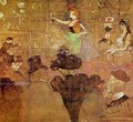 La Goulue Dancing - Henri De Toulouse-Lautrec