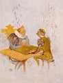 Le Belle et la Bete - Le Besigue - Henri De Toulouse-Lautrec