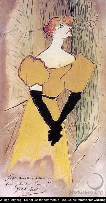 Yvette Guilbert - Henri De Toulouse-Lautrec