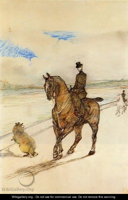 Horsewoman - Henri De Toulouse-Lautrec