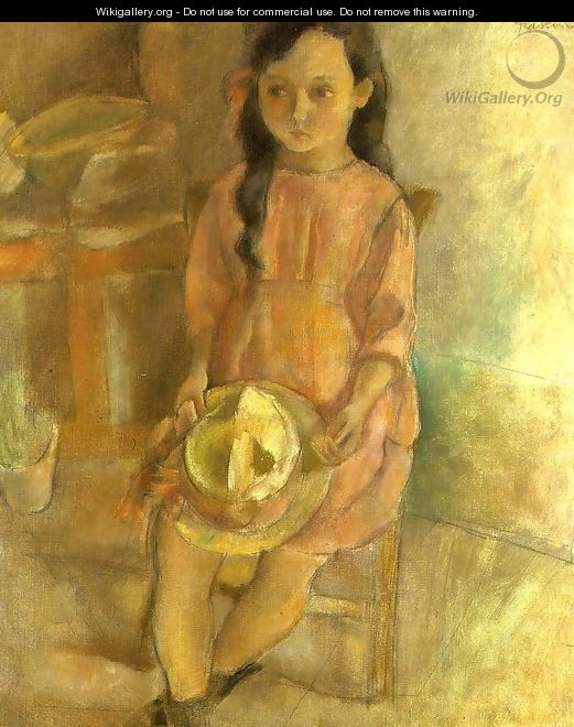 Seated Young Girl I - Jules Pascin