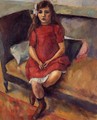 Young Girl in Red - Jules Pascin