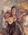 Gypsy with a Guitar - Jules Pascin