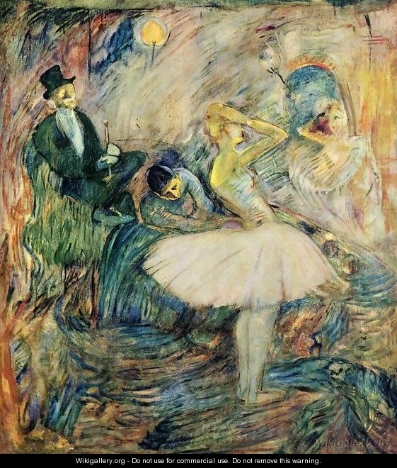 The Dancer in Her Dressing Room - Henri De Toulouse-Lautrec