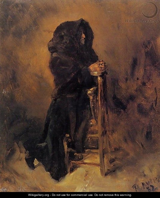 Woman in Prayer - Henri De Toulouse-Lautrec