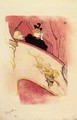 The Box with the Guilded Mask - Henri De Toulouse-Lautrec