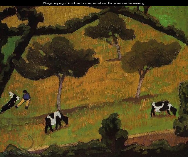 Cows in a Meadow - Roger de la Fresnaye