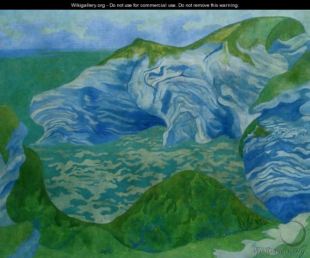 The Blue Cliffs - Paul-Elie Ranson