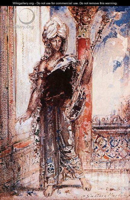 An Arabian Singer - Gustave Moreau