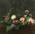 Flowers V - Ignace Henri Jean Fantin-Latour