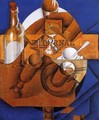Glass, Cup and Bottle - Juan Gris
