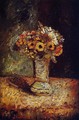 Flowers in a Vase - Adolphe Joseph Thomas Monticelli