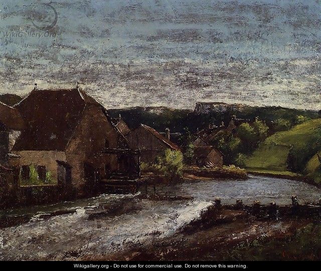 The Loue Valley - Gustave Courbet