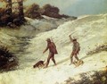 Poachers in the Snow - Gustave Courbet