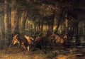 Battle of the Stags - Gustave Courbet