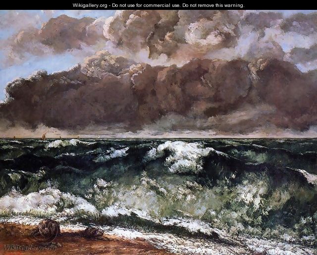The Wave II - Gustave Courbet