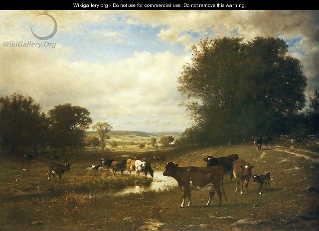 Cattle Grazing - James McDougal Hart