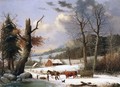 Gathering Wood for Winter - George Henry Durrie