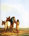 The Thirsty Trapper - Alfred Jacob Miller