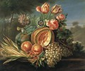 Still Life with Fruit and Flowers - Cornelius de Beet