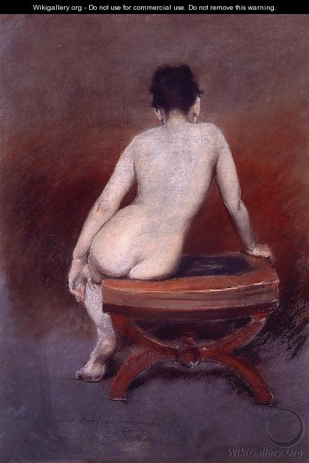 Back of a Nude I - William Merritt Chase