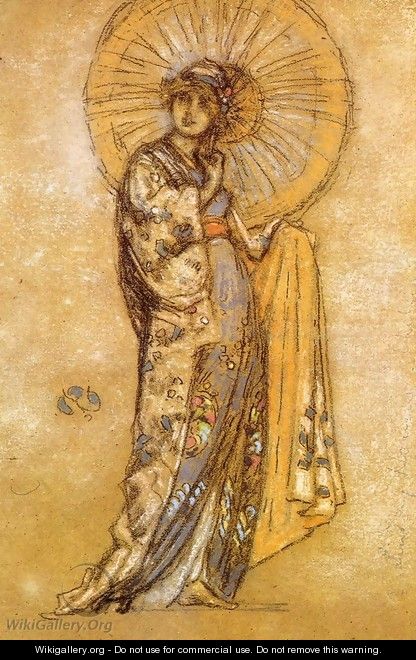The Japanese Dress - James Abbott McNeill Whistler
