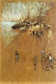 The Zattere; Harmony in Blue and Brown - James Abbott McNeill Whistler