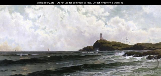 White Island Lighthouse, Isles of Shoals - Alfred Thompson Bricher