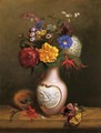 Floral Arrangement with Birds Nest - Arnoud Wydeveld