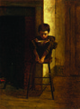 Little Boy on a Stool - Eastman Johnson