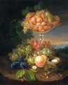 Still Life with Fruit, Nest of Eggs and Insects - George Forster