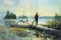 The Trapper, Adirondacks - Winslow Homer