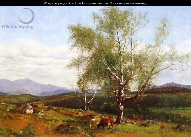 Cows Grazing in a Valley - James McDougal Hart