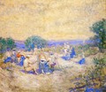 People Sketching by the Shore - Robert Reid