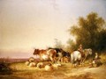 Herders Resting at Lunch - William Shayer, Snr