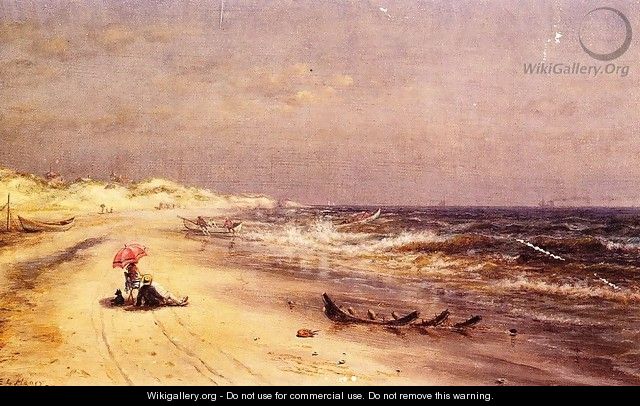An Afternoon at the Beach - Edward Lamson Henry