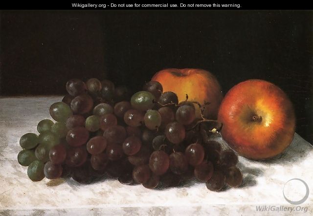 Still Life with Grapes and Apples - Rudolf Tschudi