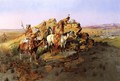 Watching the Settlers - Charles Marion Russell