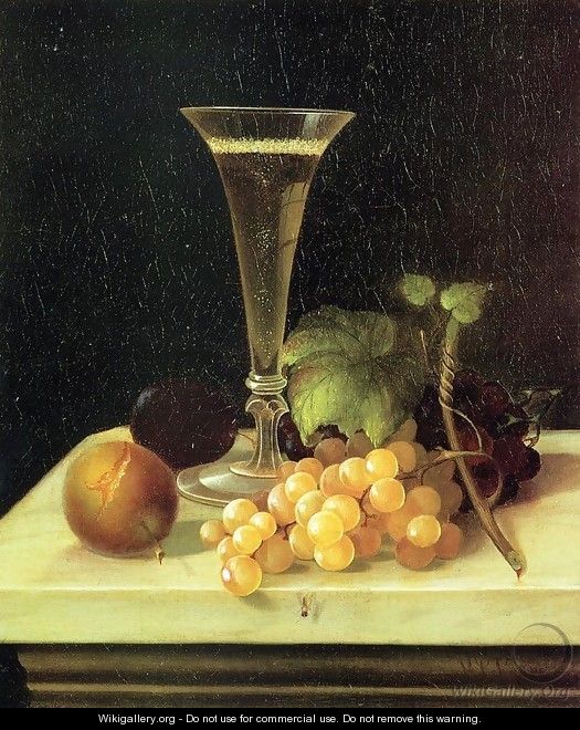 Still Life Wine Glass and Fruit - Morston Constantine Ream