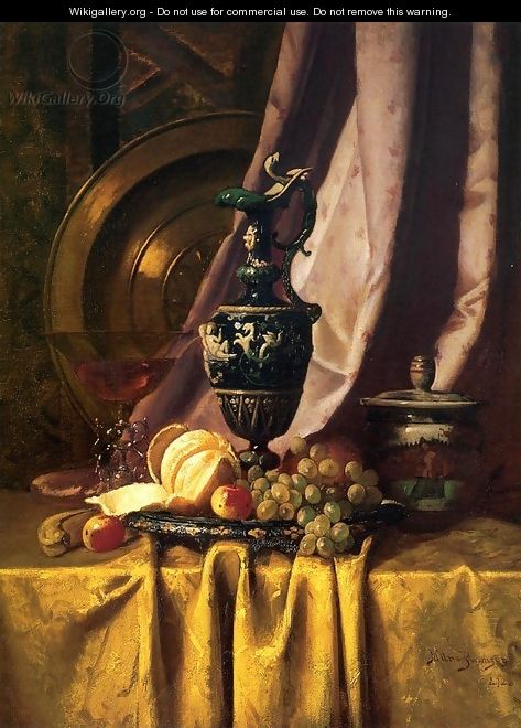 Still Life with Ewer and Fruit - Milne Ramsey