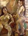 Two Nudes - Jules Pascin