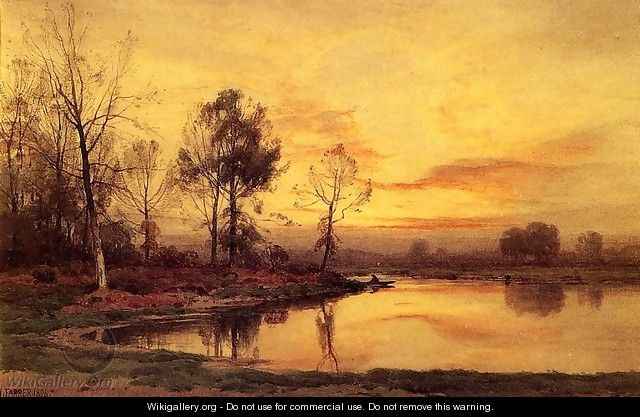 On the River - Henry Farrer
