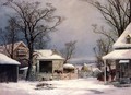 Farmyard, Winter - George Henry Durrie