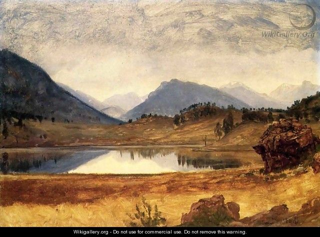 Wind River Country II - Albert Bierstadt