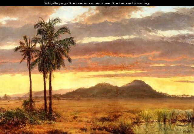 Tropical Landscape - Louis Remy Mignot